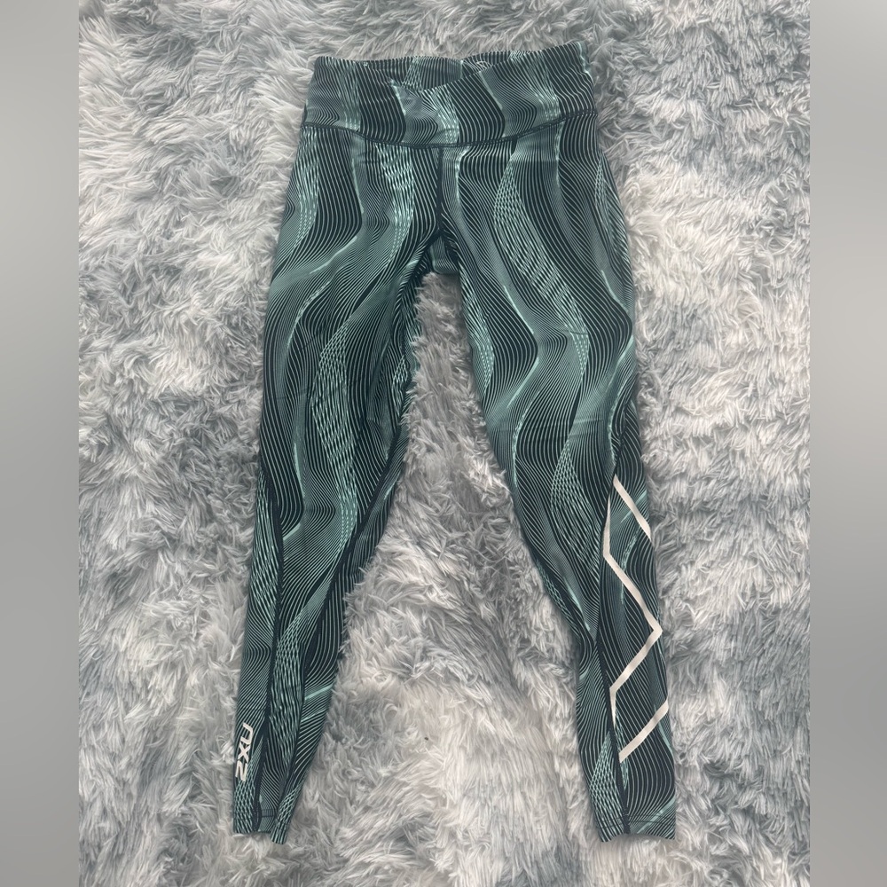 2XU Teal Leggings Small